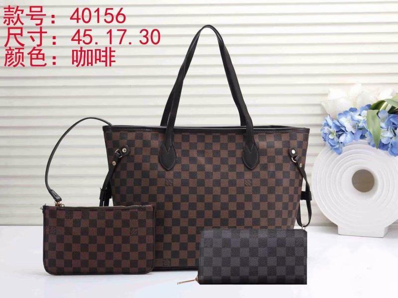 LV Louis Vuitton cheap discount three piece shopping bag Women classic fashion shoulder bag handbag 