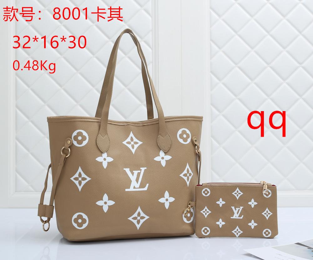 LV Louis Vuitton cheap discount two piece shopping bag Women classic fashion Shoulder Bag Handbag Wa