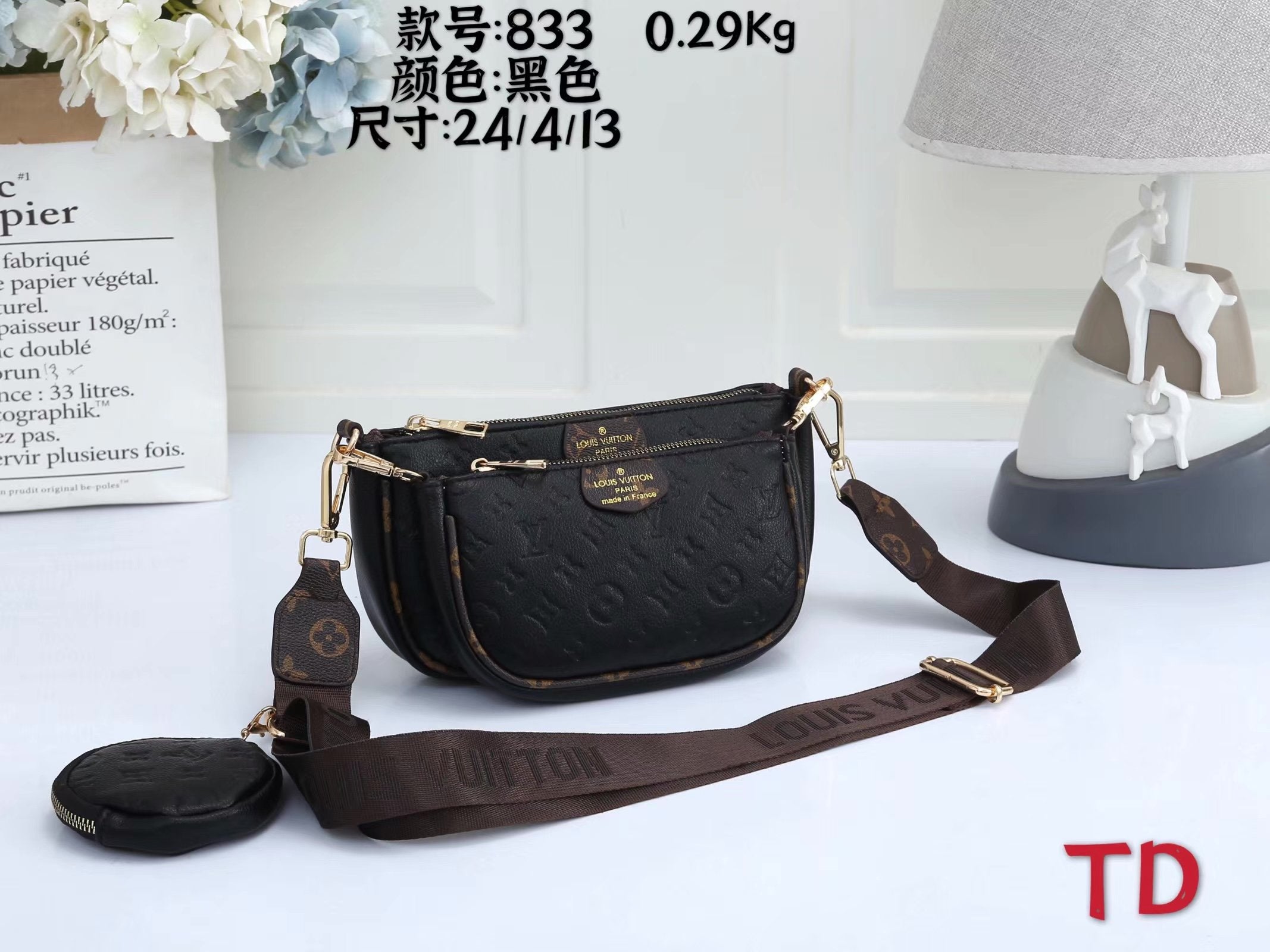 LV Louis Vuitton cheap discount three piece shopping bag Women classic fashion shoulder bag handbag 