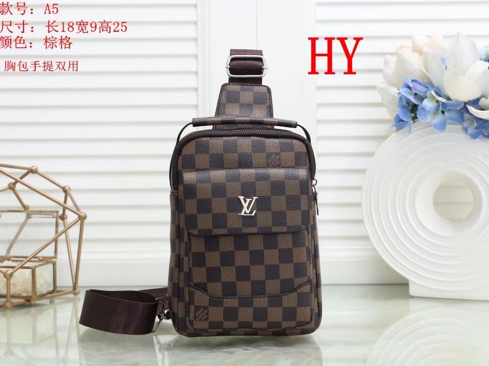 LV louis vuitton fashion cheap discount shopping bag classic printing Men Fashion Shoulder Bag outdo