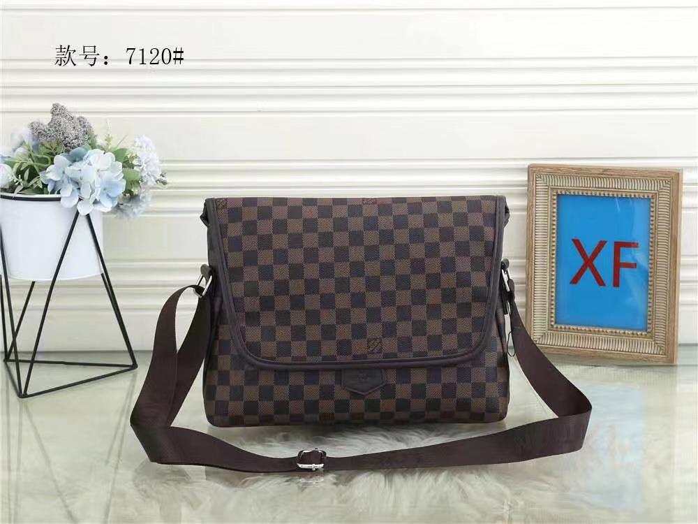 LV louis vuitton fashion cheap discount shopping bag Men classic fashion shoulder bag handbag fashio