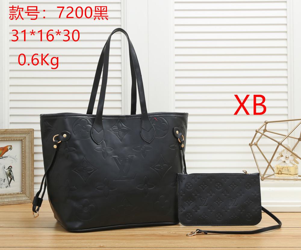 LV Louis Vuitton cheap discount two piece shopping bag Women classic fashion Shoulder Bag Handbag Wa