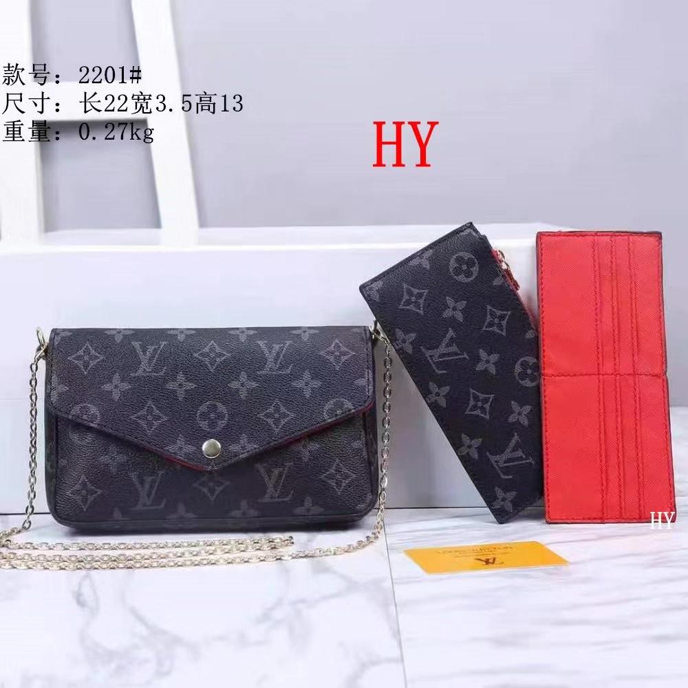 LV Louis Vuitton cheap discount three piece shopping bag Women classic fashion shoulder bag handbag 