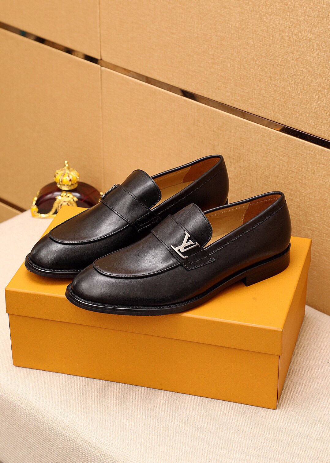 LV Louis Vuitton BEST QUALITY Men's Business Recreation Leather Shoes