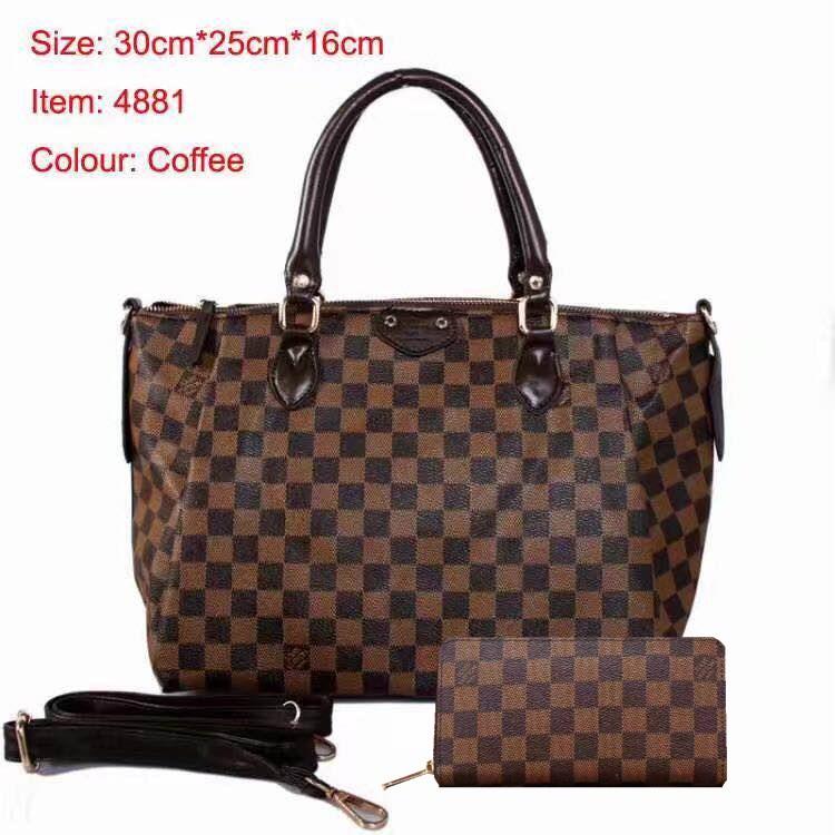 LV Louis Vuitton cheap discount two piece shopping bag Women classic fashion Shoulder Bag Handbag Wa