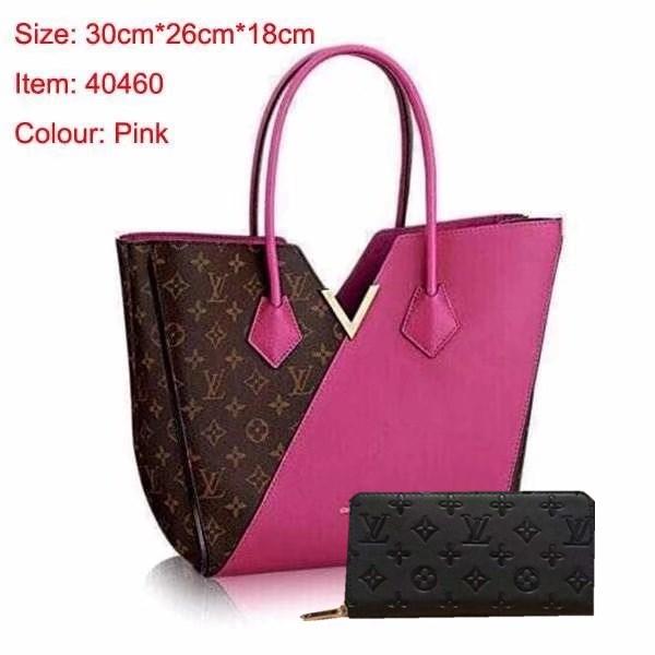 LV Louis Vuitton cheap discount two piece shopping bag Women cla