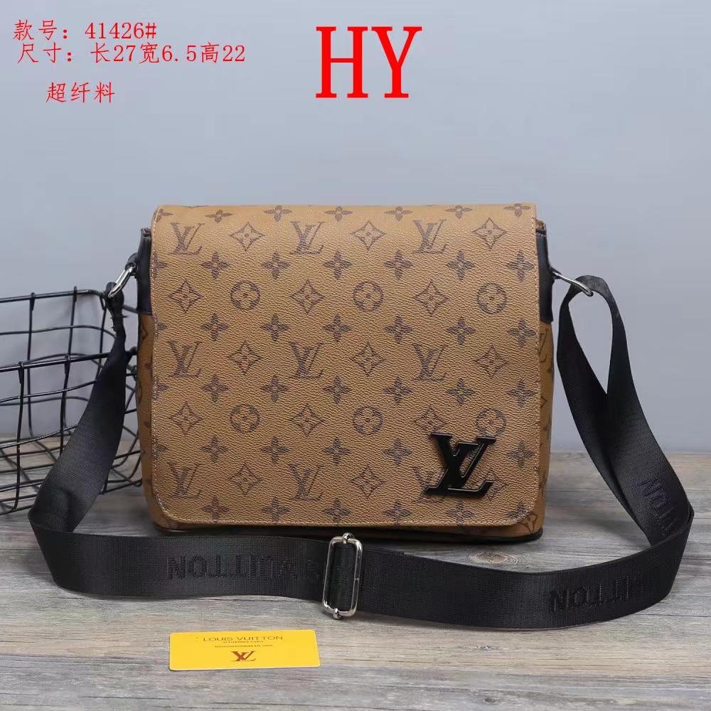 LV louis vuitton fashion cheap discount shopping bag Men classic fashion shoulder bag handbag fashio