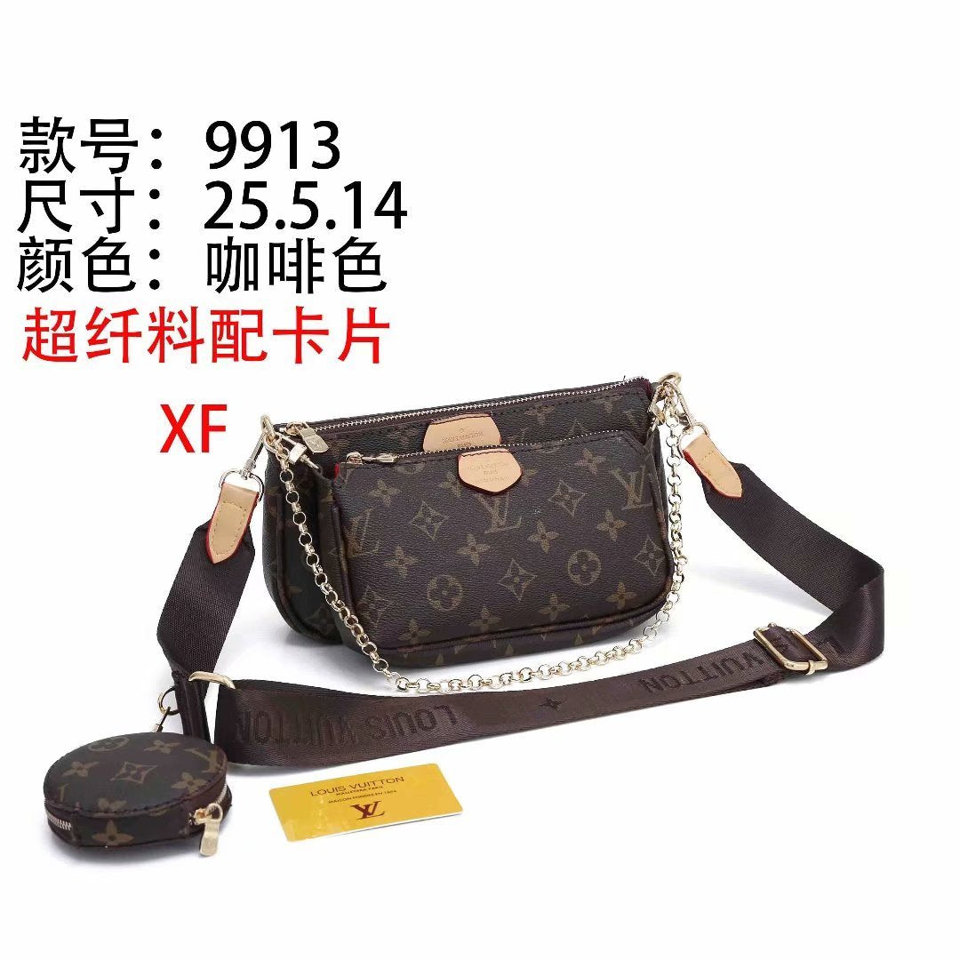 LV Louis Vuitton cheap discount three piece shopping bag Women classic fashion shoulder bag handbag 