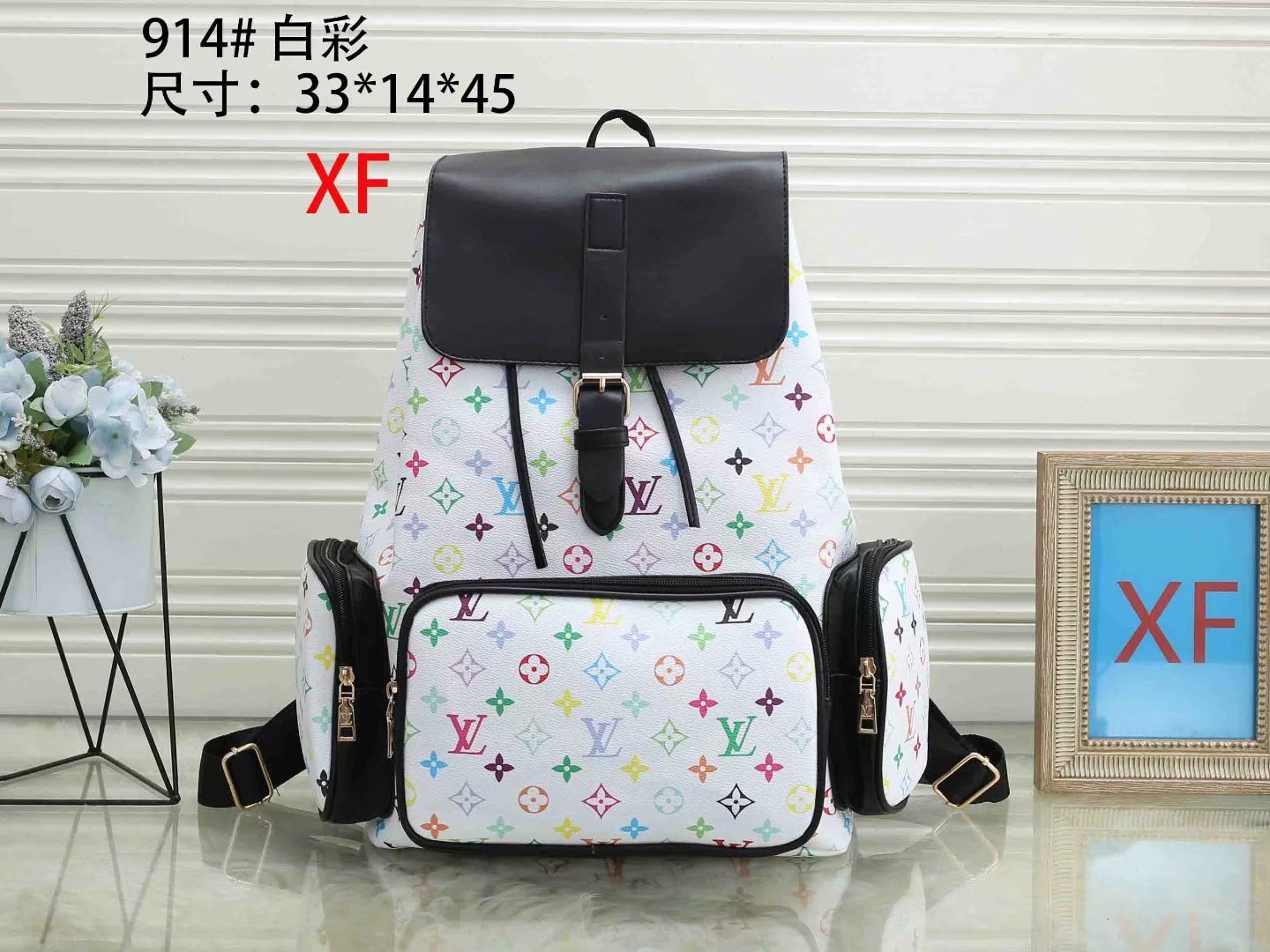 LV Louis Vuitton cheap discount bag women's classic fashion shoulder bag leisure travel backpack