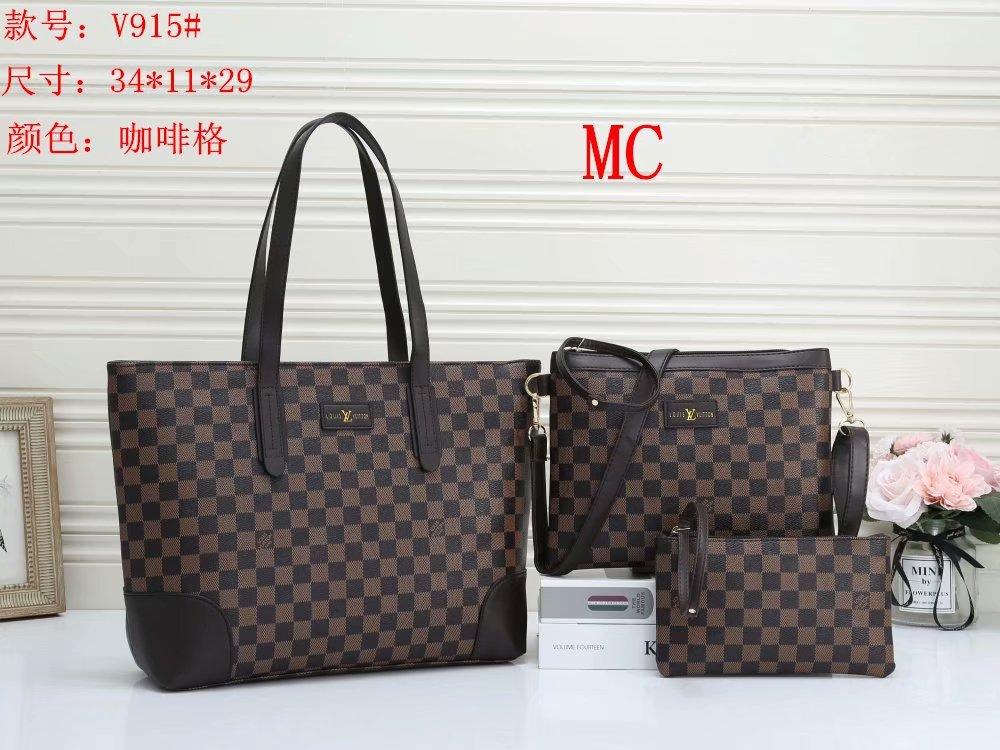 LV Louis Vuitton cheap discount three piece shopping bag Women classic fashion shoulder bag handbag 