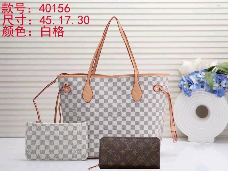 LV Louis Vuitton cheap discount three piece shopping bag Women classic fashion shoulder bag handbag 