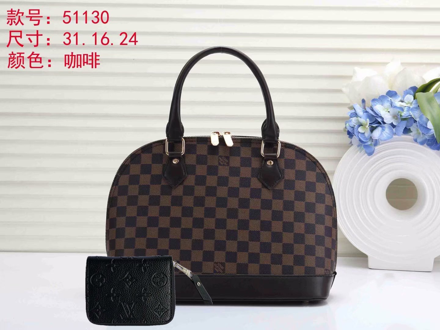 LV Louis Vuitton cheap discount two piece shopping bag Women classic fashion Shoulder Bag Handbag Wa