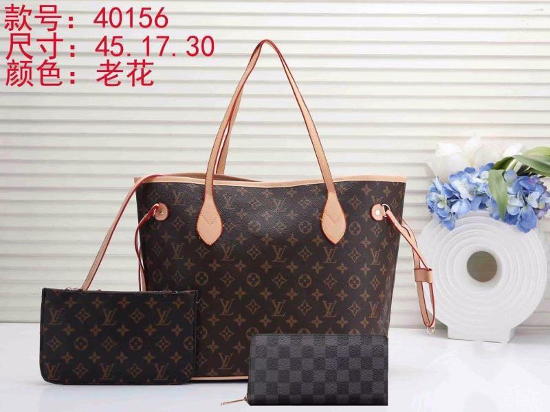 LV Louis Vuitton cheap discount three piece shopping bag Women classic fashion shoulder bag handbag 