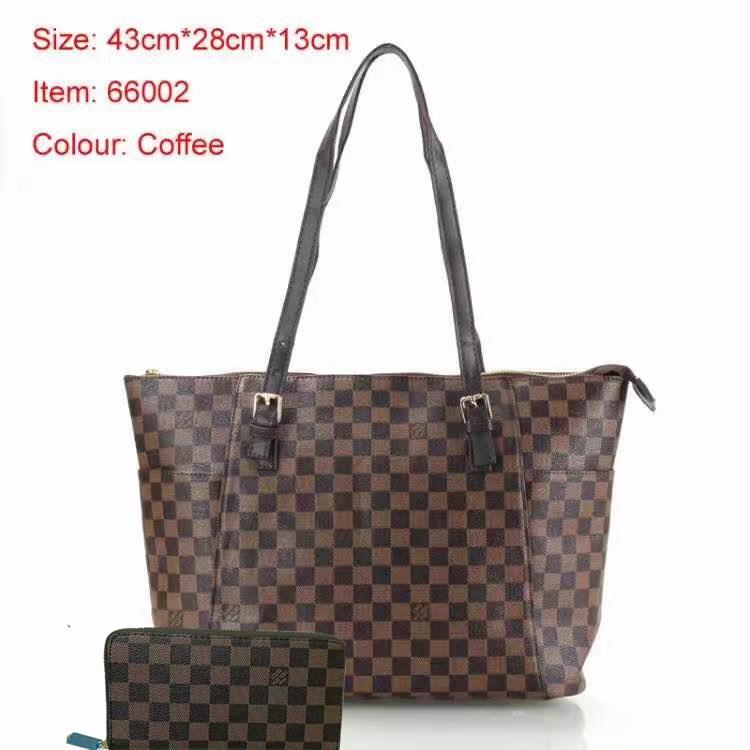 LV Louis Vuitton cheap discount two piece shopping bag Women cla