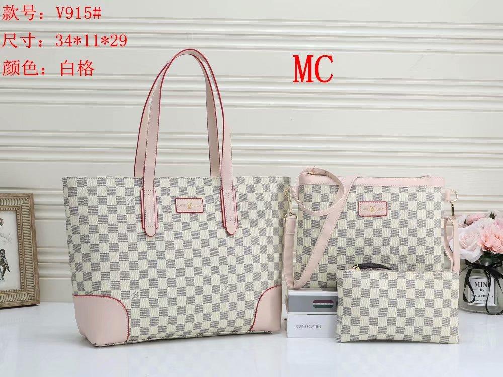 LV Louis Vuitton cheap discount three piece shopping bag Women classic fashion shoulder bag handbag 