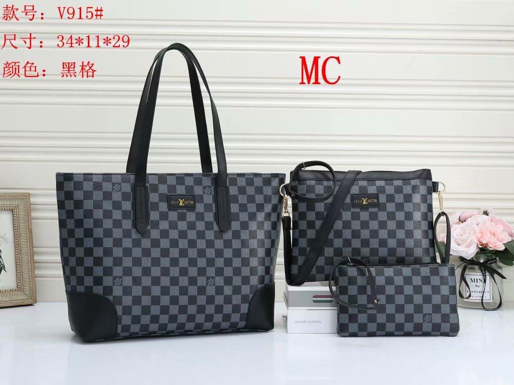 LV Louis Vuitton cheap discount three piece shopping bag Women classic fashion shoulder bag handbag 