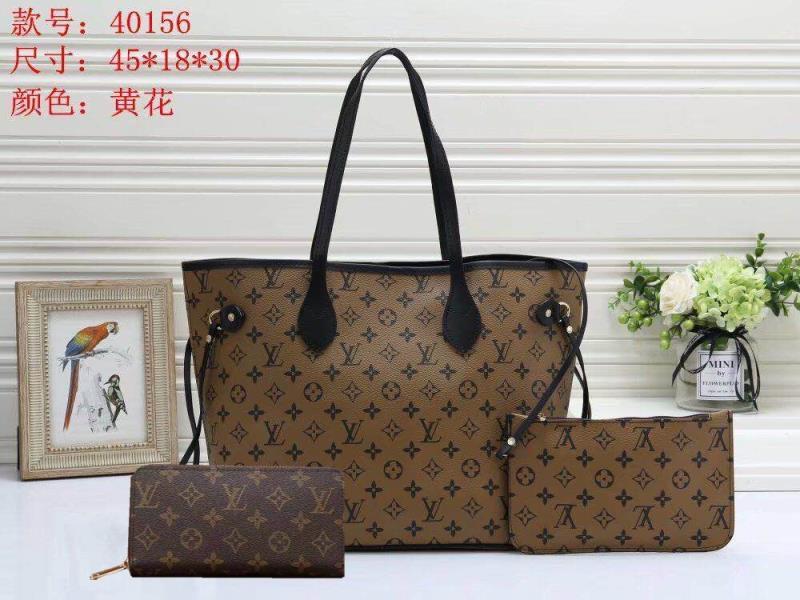 LV Louis Vuitton cheap discount three piece shopping bag Women classic fashion shoulder bag handbag 