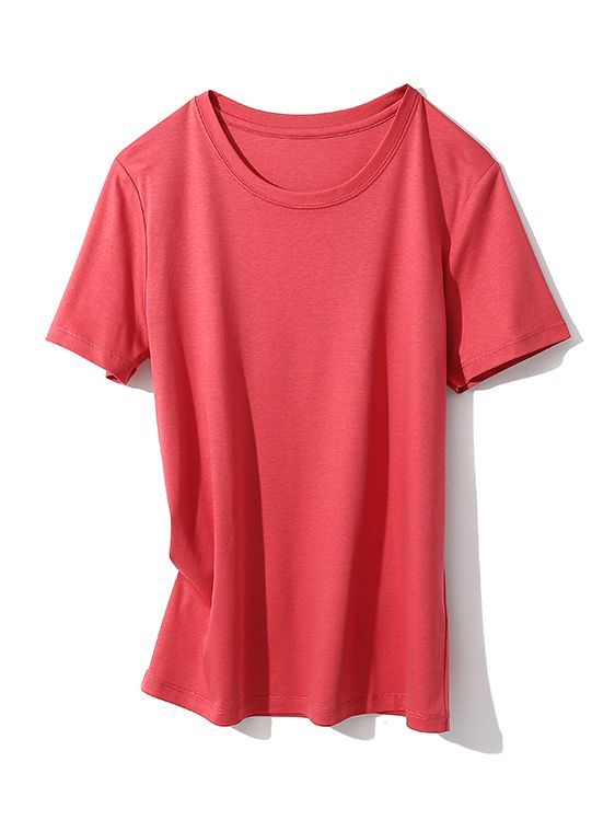 Casual Solid T-shirt for Women