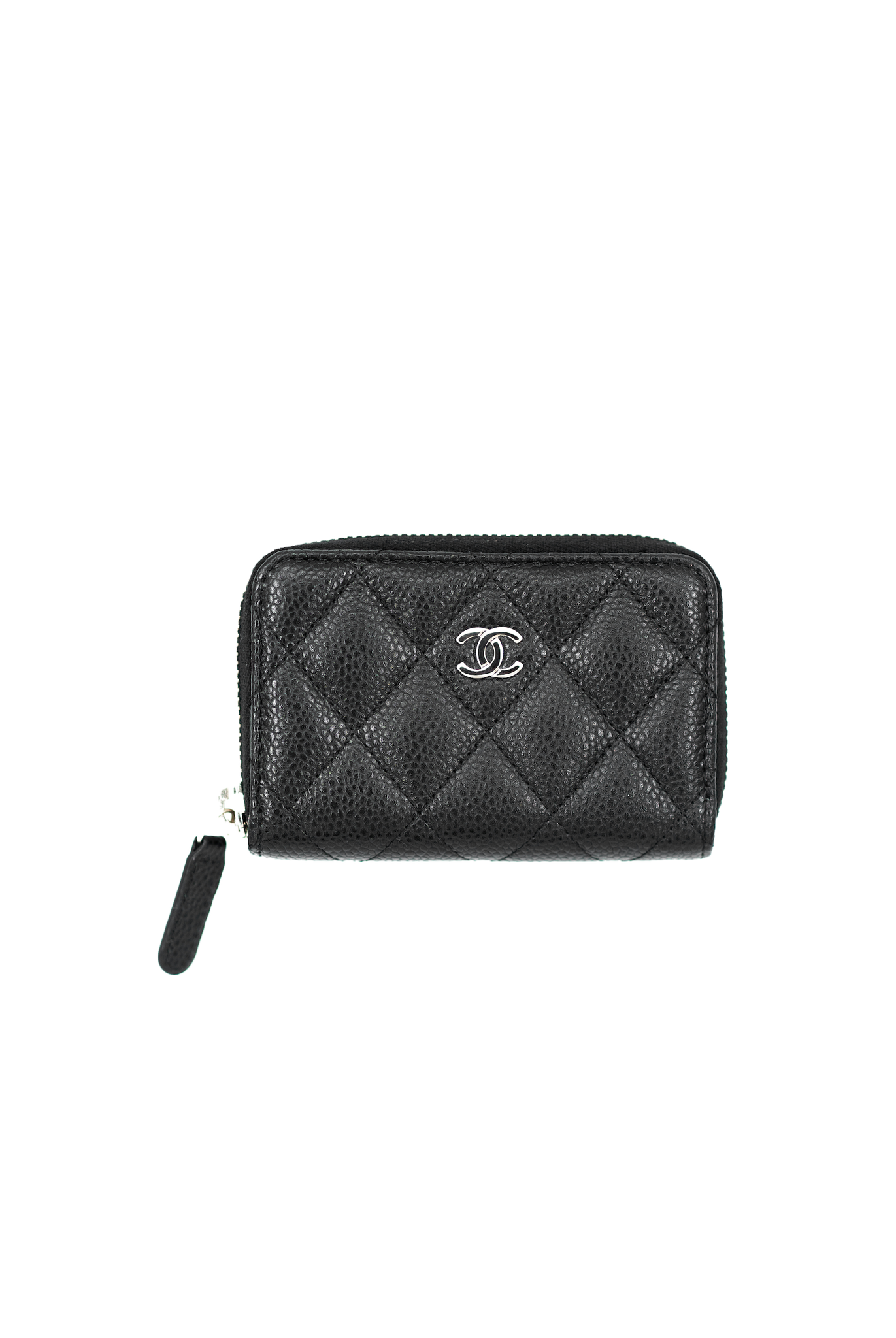 Chanel zip wallet in caviar – thevintageseasons