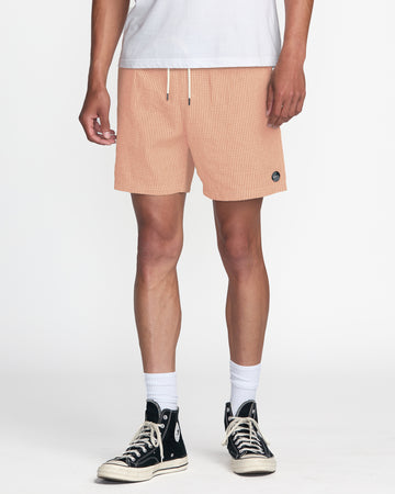 Exotica Seersucker Elastic 17" Short