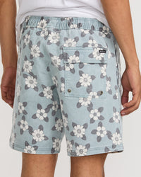 Escape Elastic Print Short 17"