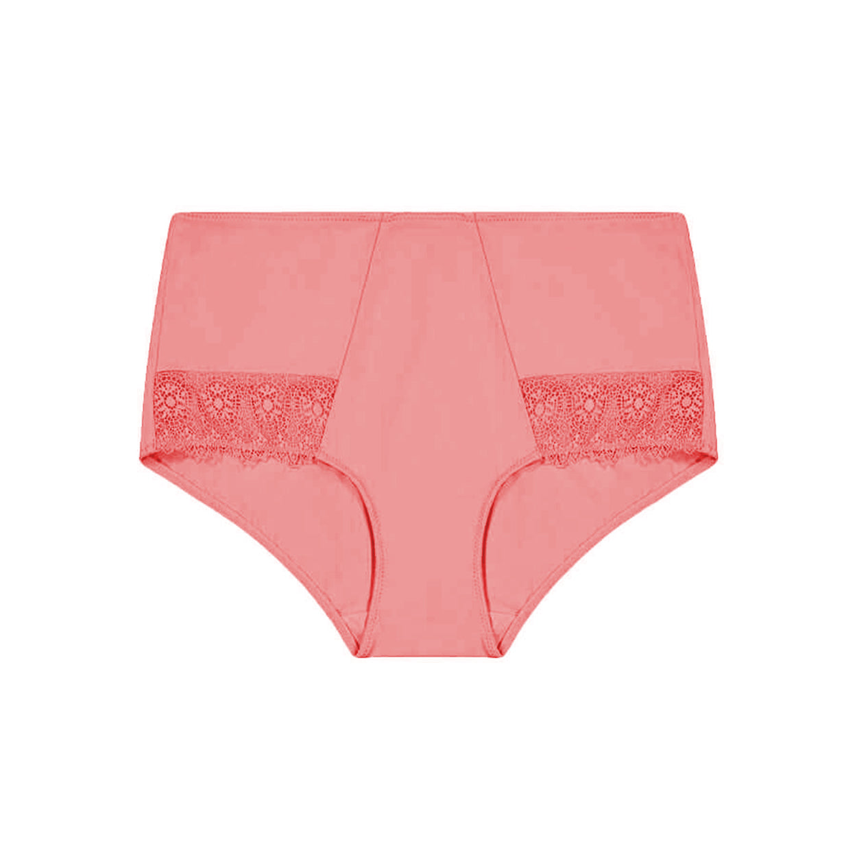 Geo Lace Midi Short Brief - Sorbet