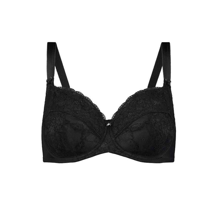 Dahlia Lace Full Cup Bra- Black