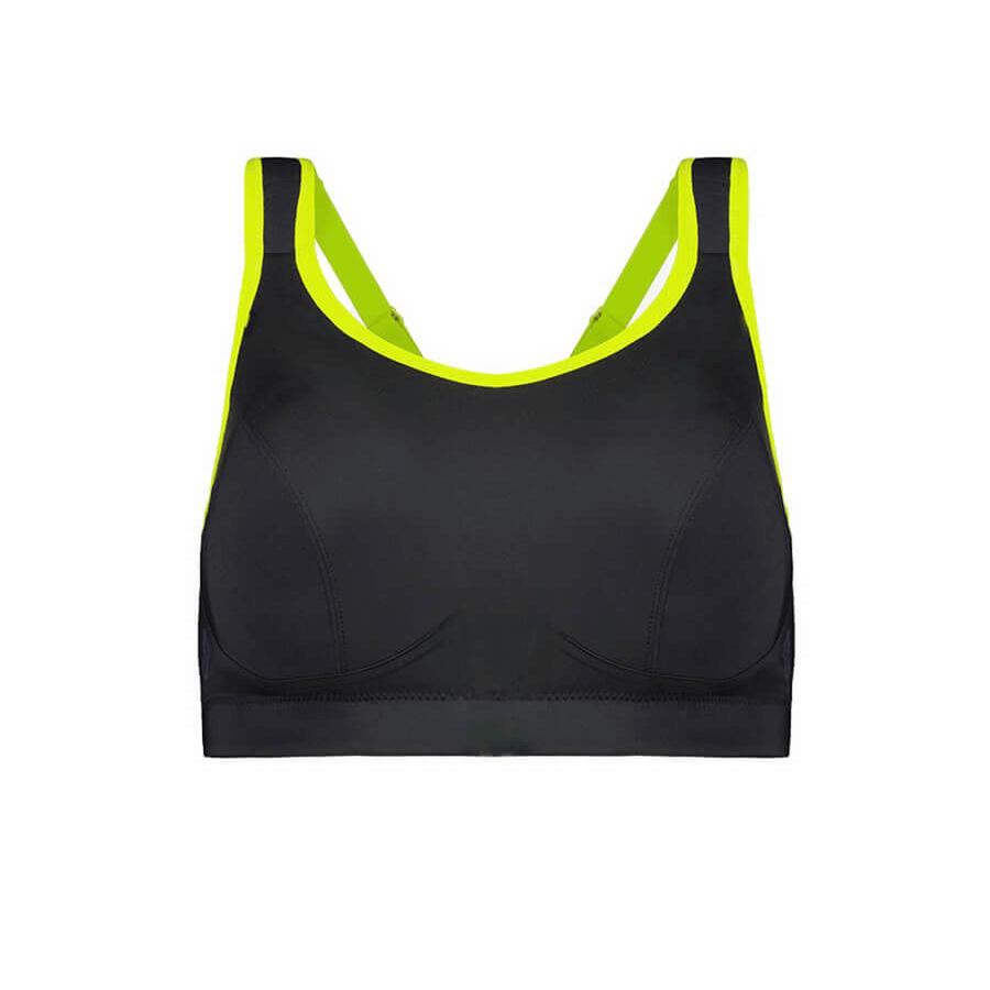 Sports Bra - Premium Support - Raven Black