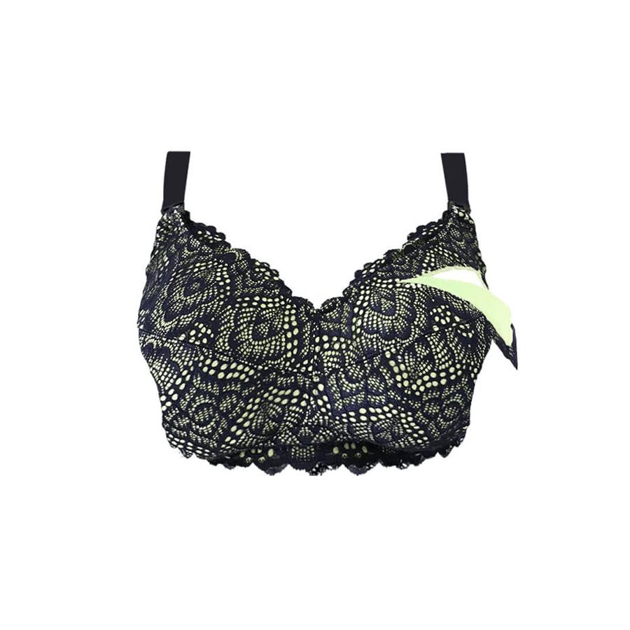 Maternity Bra - Navy Lime