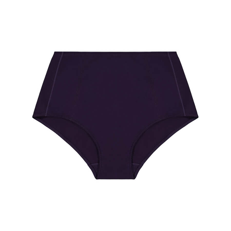 Cotton Control Midi Short Brief - Navy Blue