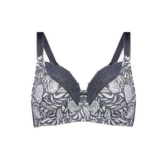 Geo Lace Full Cup Bra - Sorbet