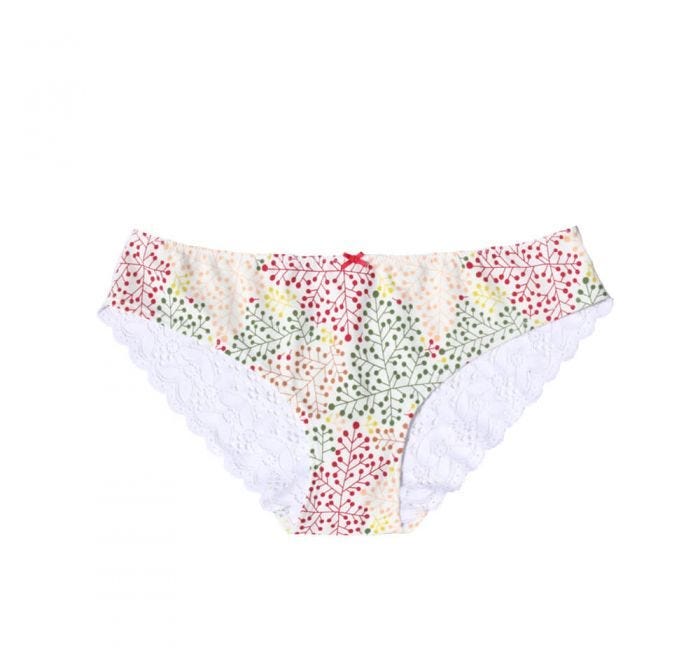 Lace Bum Bikini Brief - Confetti