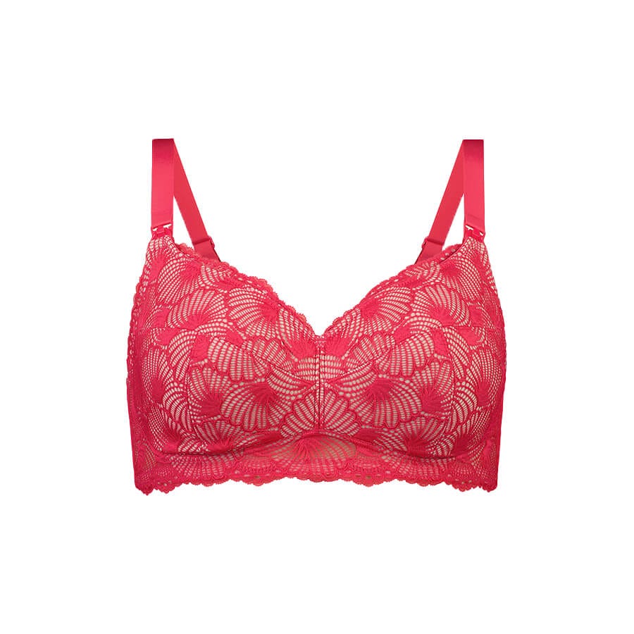 Maternity Bra (Leakproof) - Festival Red