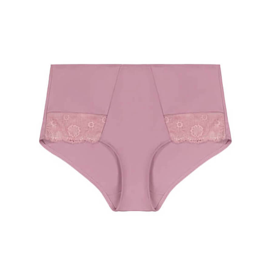 Ribbons Midi Short Brief - Foxglove Pink