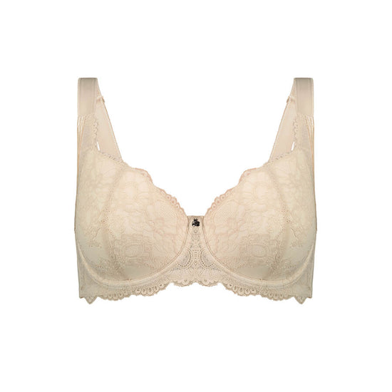 Ribbons Padded Full Cup Bra - Foxglove Pink