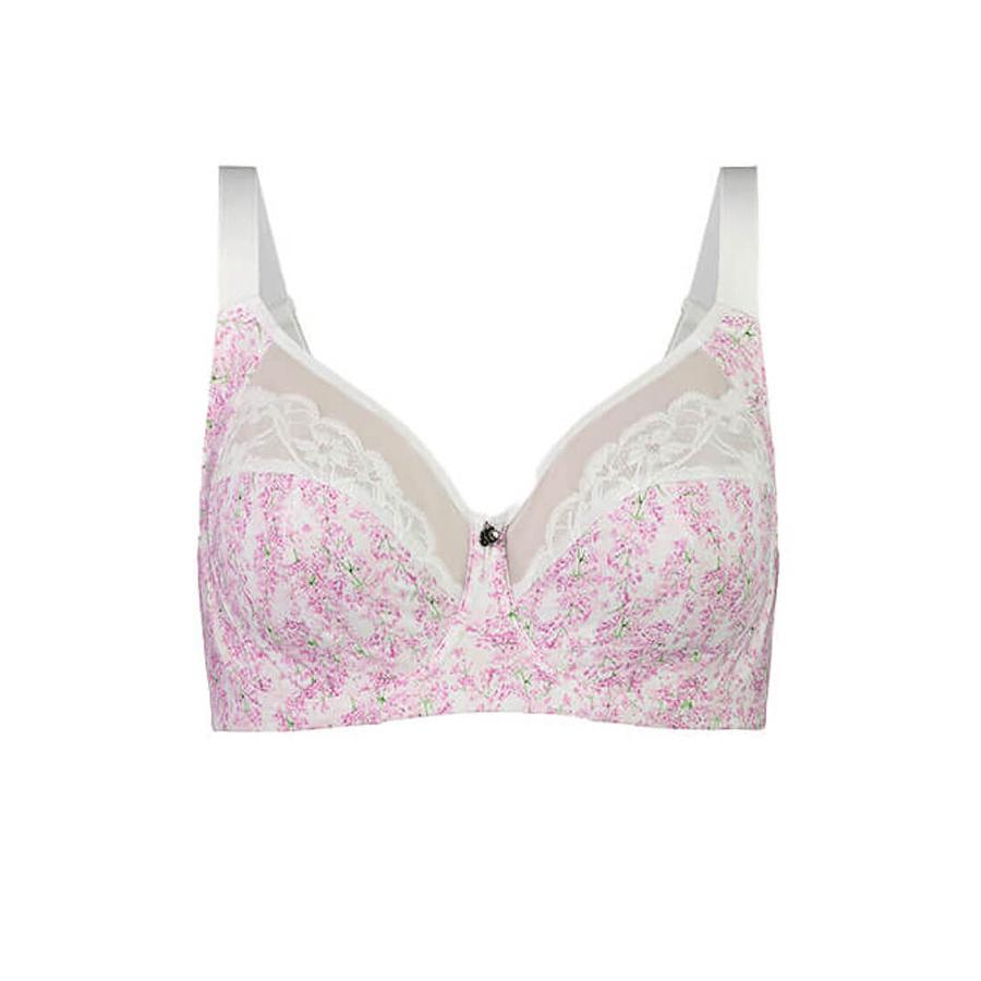 Print Premium Support Bra - Wisteria