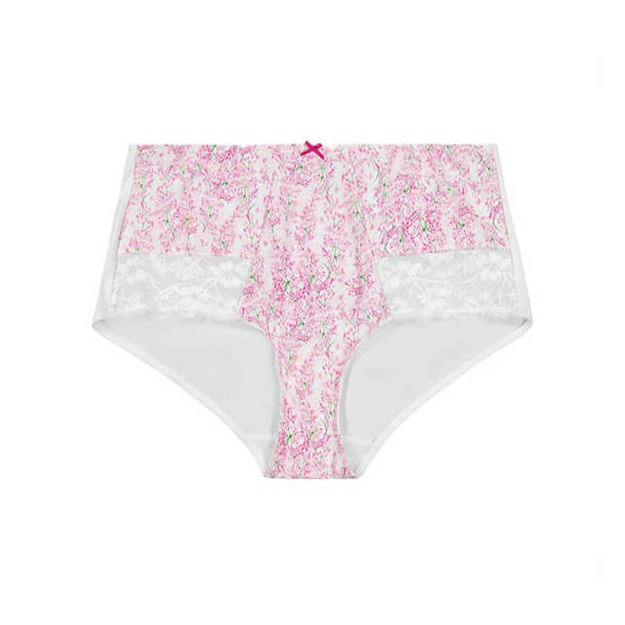 Print Midi Short Brief - Wisteria