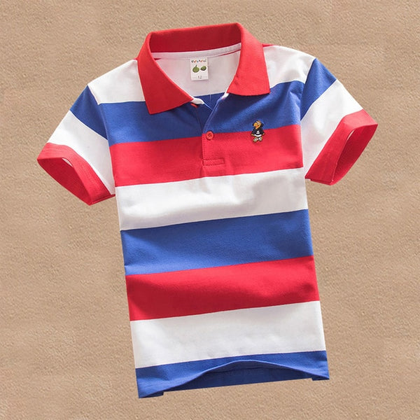 Jargazol T Shirt Kids Clothes Turn Down Collar Baby Boy Summer Top Tsh Kiddie Centre