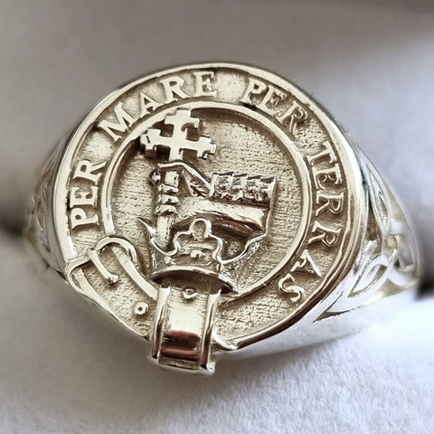 Clan MacDonald ring celtic sides