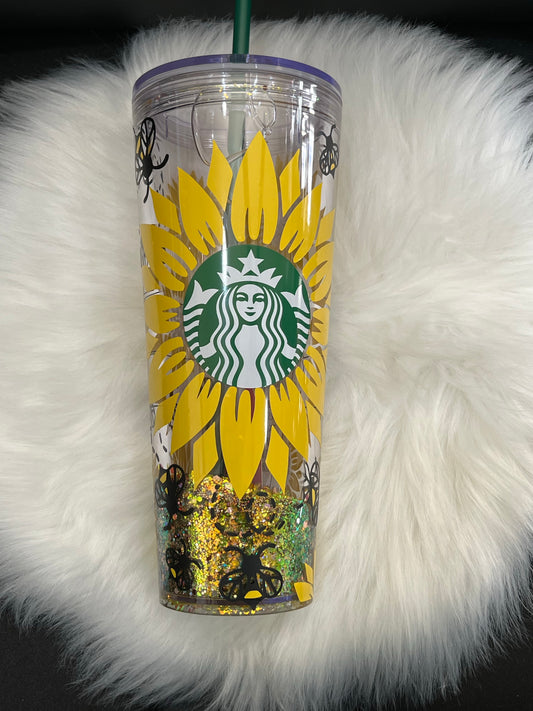 Sunflower Starbucks Double Wall Tumbler