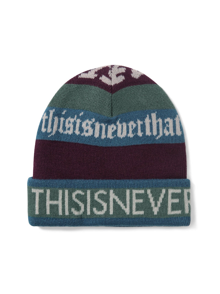 Multi Logo Jacquard Beanie – thisisneverthat® JP