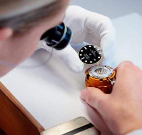 Rolex Watchmaker Assembling a Watch