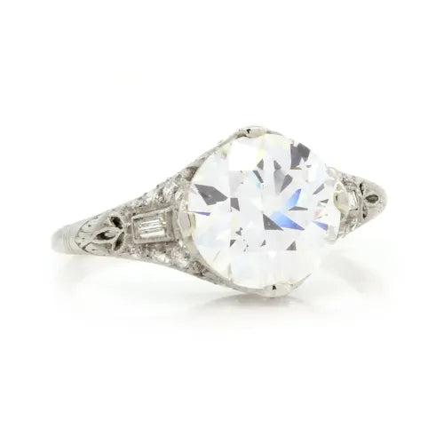 ARt deco diamond ring