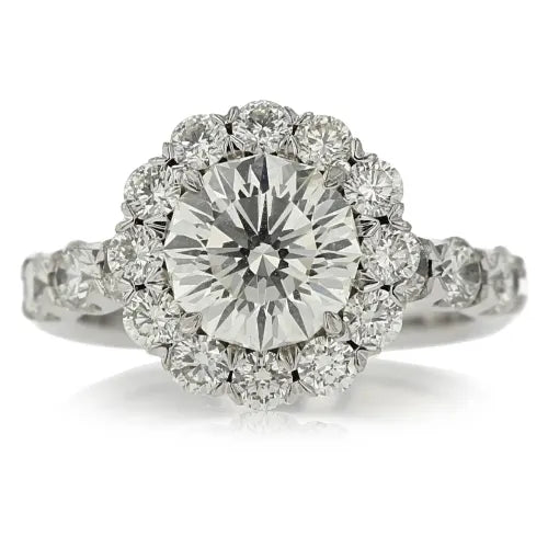 Christopher halo design diamond ring