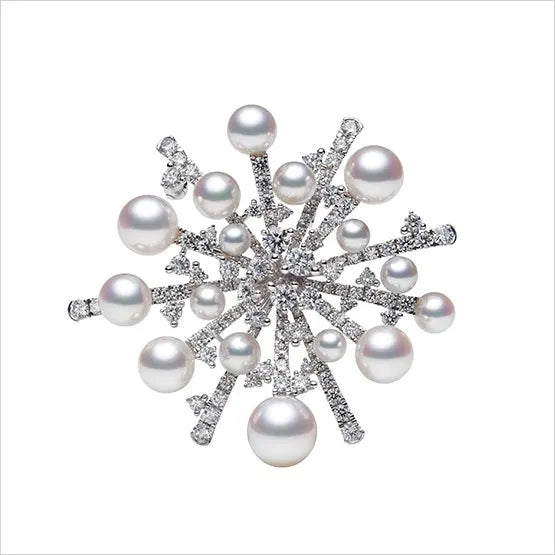 Mikimoto pearl brooch