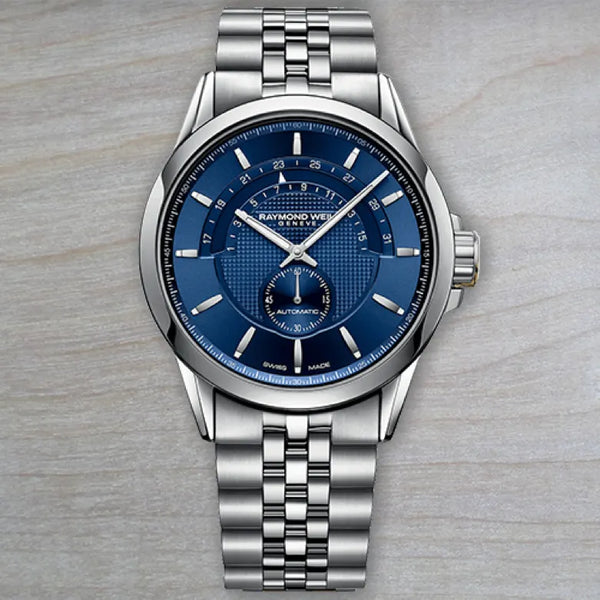 Raymond Weil blue freelancer