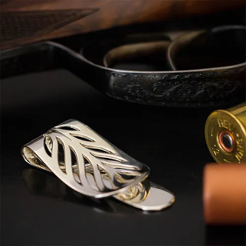 hand cut money clip