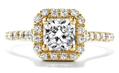 Hearts on fire yellow gold diamond ring