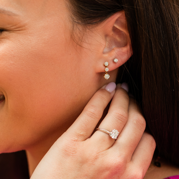 how to stack earrings