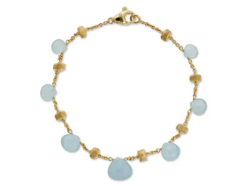 Blue gemstone necklace